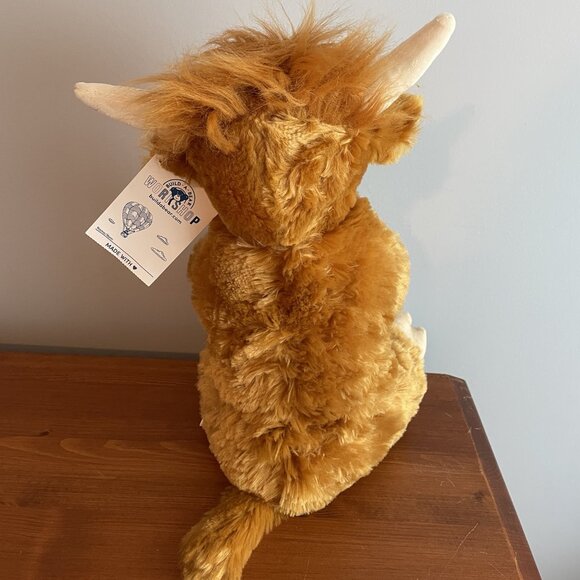 Build-A-Bear Shaggy Highland Cow Plush - Picture 3 of 9
